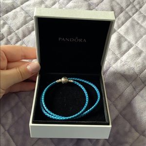 Pandora Blue Braided Bracelet